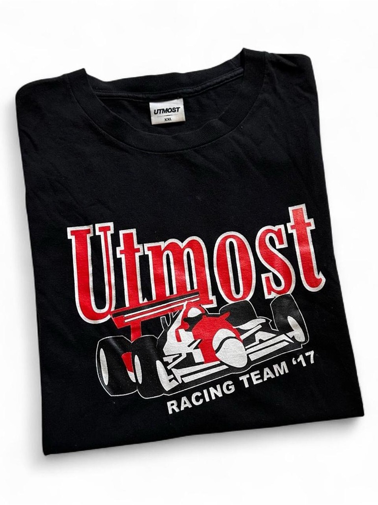 Black Utmost Racing Streetwear Graphic Tee Xxl